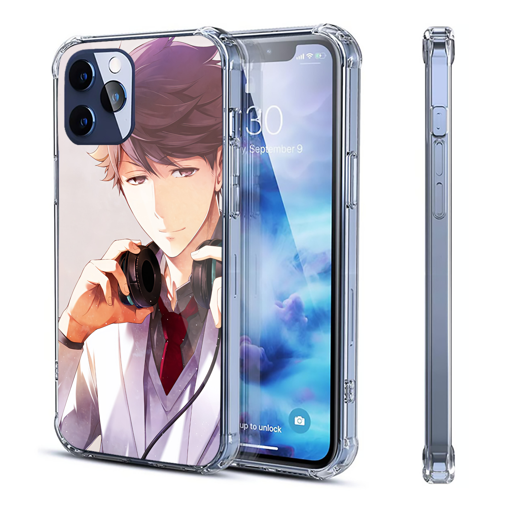 （画像用） ハイキュー!! Haikyu!! 【iPhone 12シリーズ対応】透明スマホケース（クリアソフトケース）